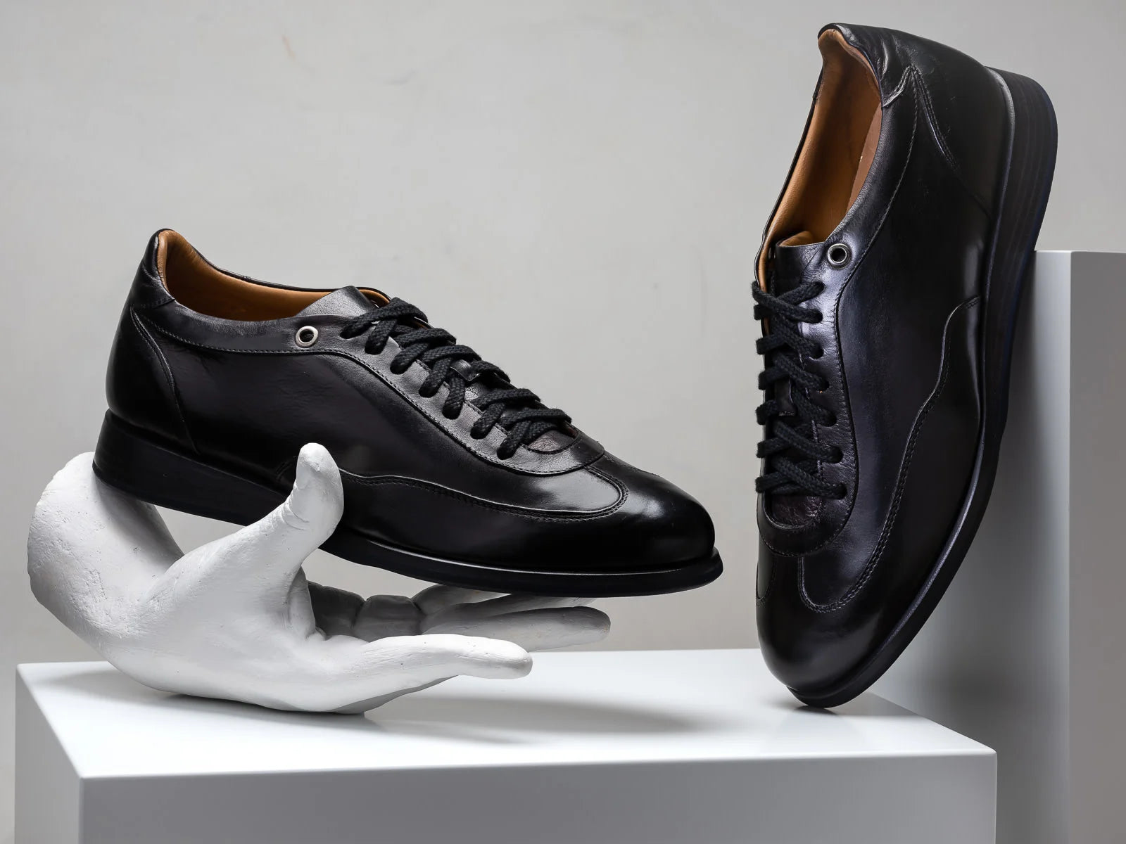 luxury dress sneakers for men Classic Luxury Sneaker 40 / Grey Suede